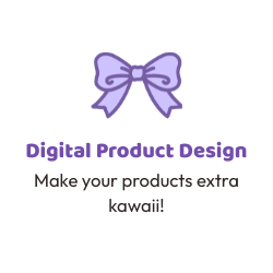 Cawaii Creatives&#39; Cawaii Packs could be used to design a digital product