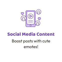 Cawaii Creatives&#39; Cawaii Packs could be used for social media content