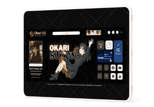 Carrd Template #002 Okari U.I.